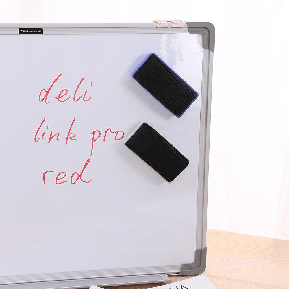 Deli Magnetic Whiteboard Eraser 1T, Easy to Wipe, Comfortable Grip, Perfect for Students and Teachers E7837 view 3