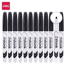 Deli Whiteboard Marker Bullet Tip 1-1.5 mm 12Pcs/Box