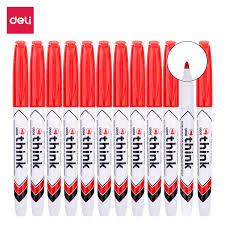 Deli Whiteboard Marker Bullet Tip 1-1.5 mm 12Pcs/Box view 2